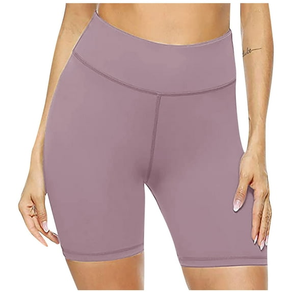 Nuoqisi Women's High-Waisted Seamless Compression Biker Shorts - Tie Dye and Solid Ideal for Gym, Yoga, Running, and Fitness