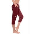 thumbnail image 1 of Nuoqisi Womens Capris with Pockets Loose Fit Casual Capri Pants Dressy Lightweight Ladies Baggy Cargo Pants for Hiking, 1 of 9