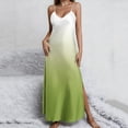 thumbnail image 1 of Nuoqisi Womens Maxi Dress 2026 Casual Strap Spaghetti Strap Loose Plain Long Office Summer Beach Travel Split Dresses S-2X, 1 of 8