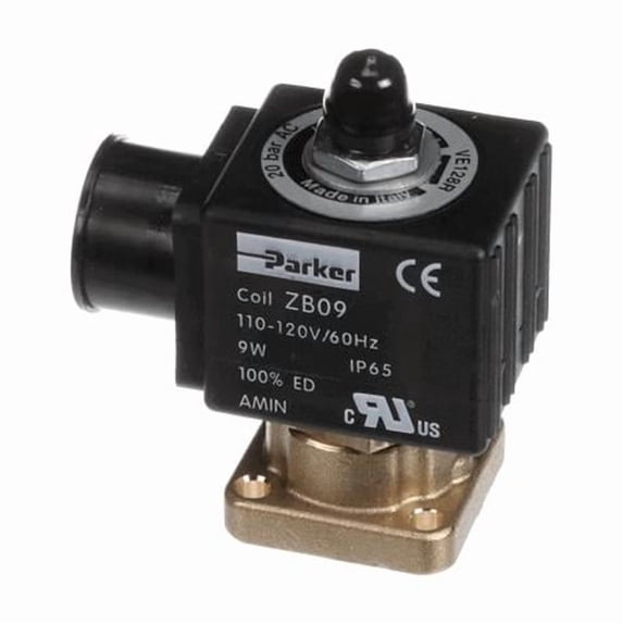 Nuova Simonelli USA 04100018 Genuine OEM Electro Valve - 100-120V, 9W, 60Hz, Complete, 3 Way, 110-L