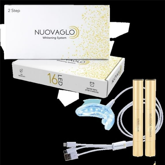 Nuovaglo ng-C16LED Selfie Smile Charcoal 2 Step Whitening System