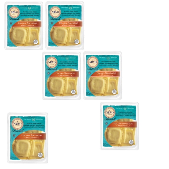 Nuovo Italian Sausage & Mozzarella Ravioli, 9oz, 6 Pack