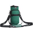 thumbnail image 1 of Nuovoware Water Bottle Carrier Bag, 40oz Bottle Pouch Holder, Adjustable Shoulder Hand Strap 2 Pocket Sling Neoprene Sleeve Sports Water Bottle Accessories for Hiking Travelling, 1 of 7