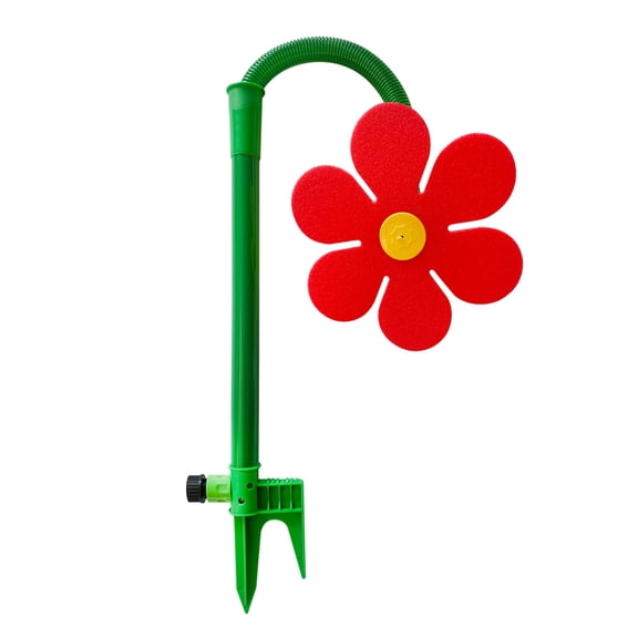 Nuoxin Flower Sprinkler 360-degree Rotation Sprinkler Dancing Flower Water Sprinkler 360-degree Rotating Lawn Irrigation System for Kids Pets for Efficient