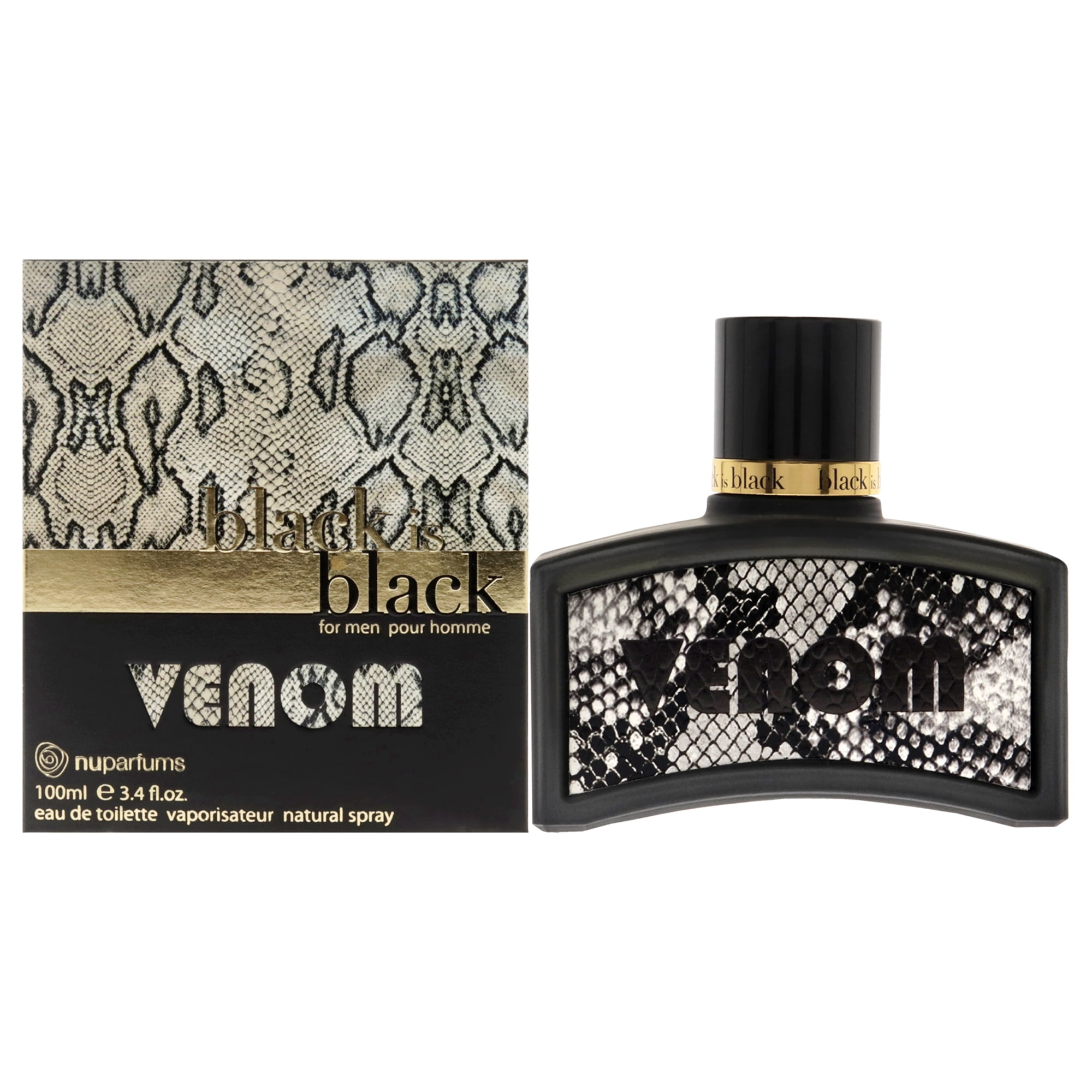 Nuparfums Black Is Black Venom , 3.4 oz EDT Spray - Walmart.com