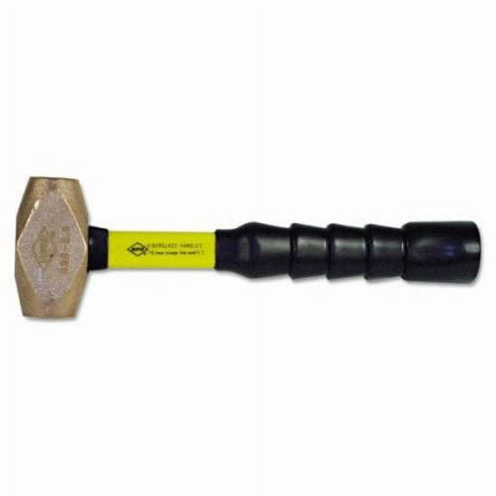 Nupla BRS1.5 Classic Brass Hammer, SG Grip, 12" Long Handle