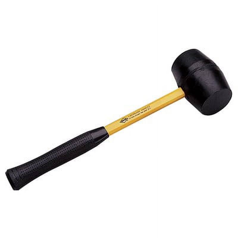 Signet Rubber Mallet – 1.5 Lb Soft Face Hammer, Wood Handle, 13.4 Inches Total Length
