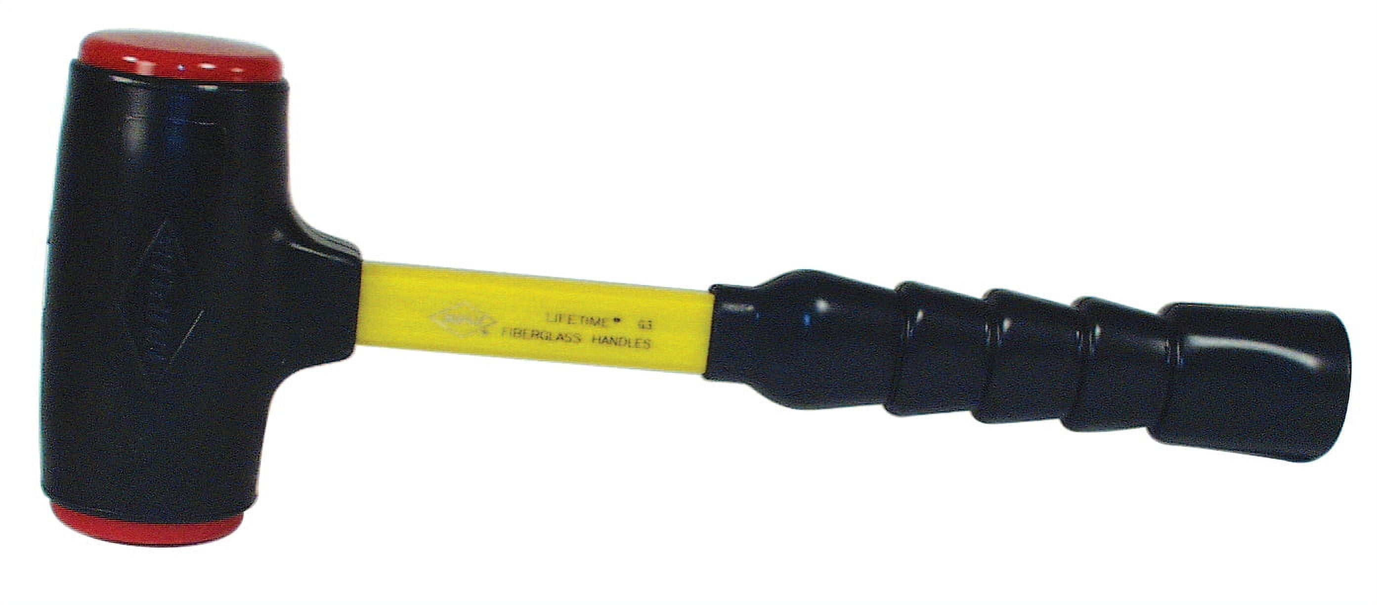 Nupla Extreme Power Drive DeadBlow Hammers, 4 lb Head, 15 1/2 in Handle, Yellow