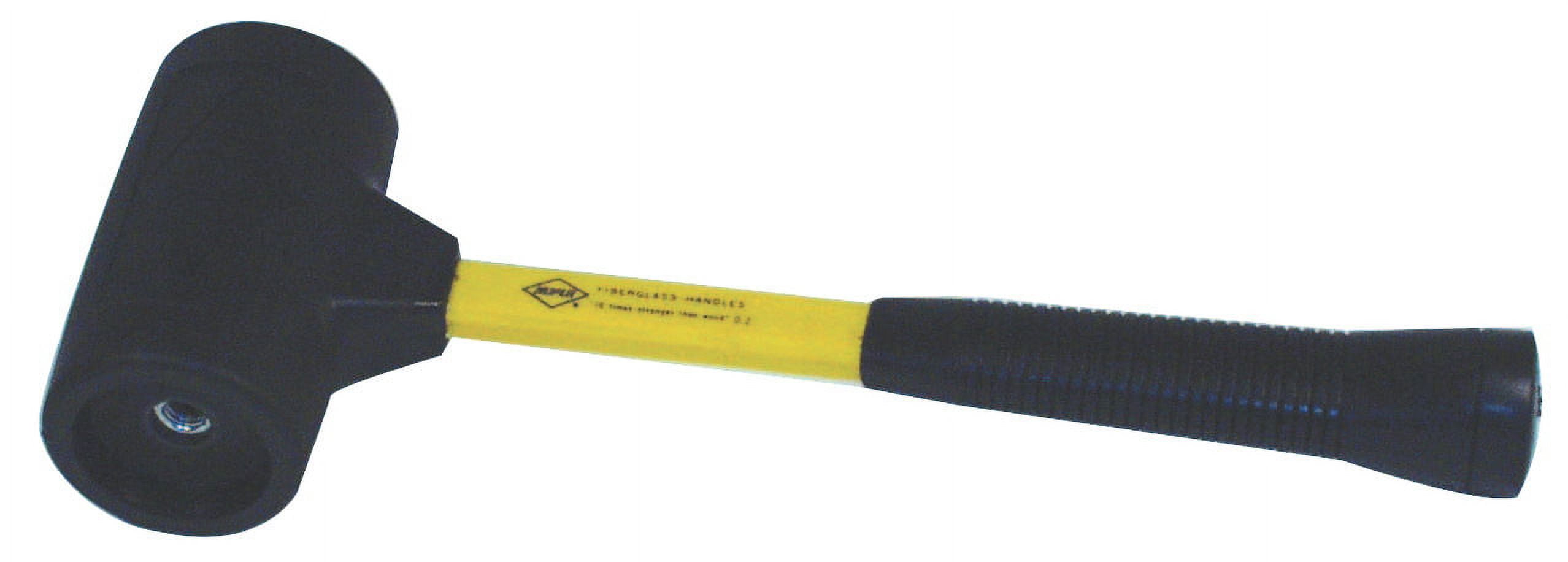 Nupla Impax Soft Face Dead Blow Hammers, 2 lb Head, 2 in Dia., Yellow