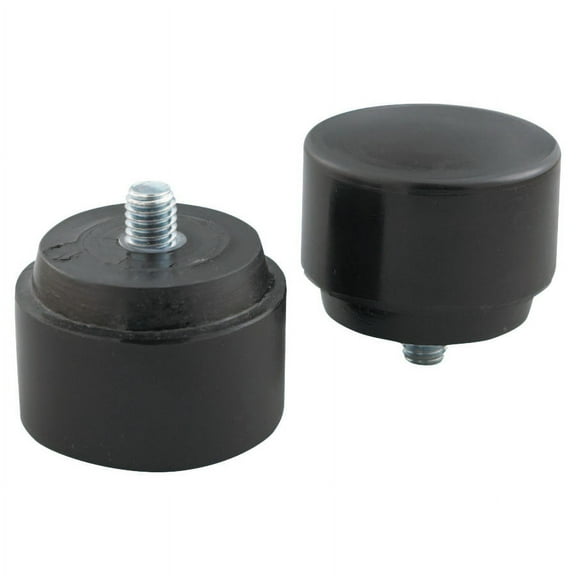 Nupla NUPLAFLEX Soft Face Hammer Striking Tips, 2 in, Yellow, Extra Hard