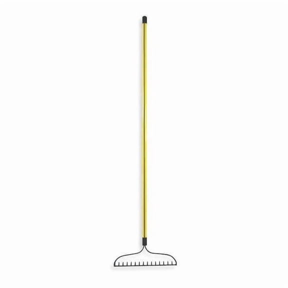 Nupla 16-1/4 in Steel Bow Rake, 16 Tines, 60 in L Fiberglass Handle 6894143