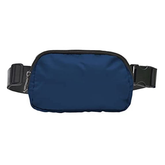 Nupouch Anti-theft Belt Bag with Adjustable Strap for Women and Men Fanny Pack Crossbody Performance Nylon (Navy)