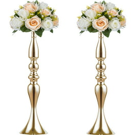 Rose Gold Modern Rectangular Wedding Centerpiece Floral Stand–  EveryGoldenDetail