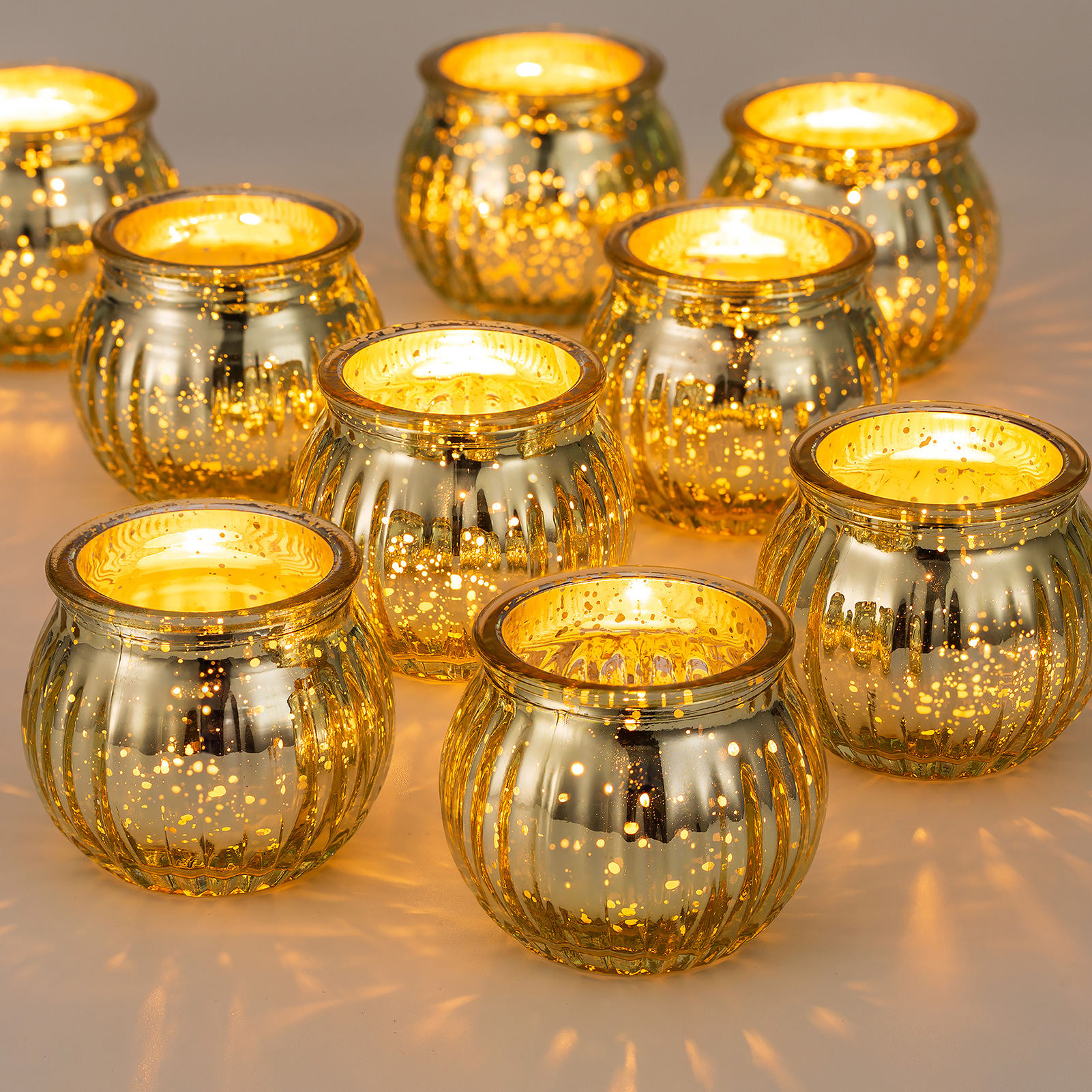 Better Homes and Gardens Gold Ombre Tealight Holder