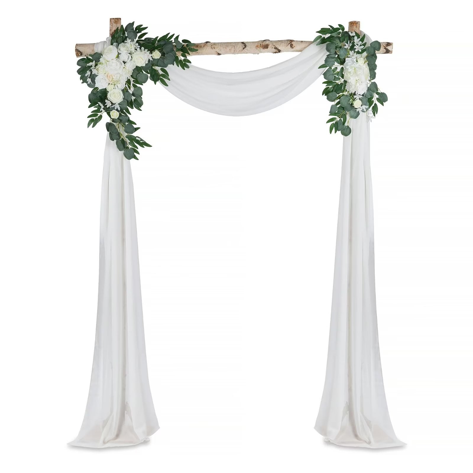 Nuptio Wedding Arch Flowers Kit for Ceremony Pack of 3 Artificial