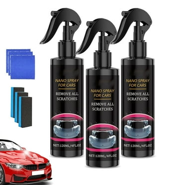 Nuracoat Nano Car Scratch Remover Spray - 2025 Upgrade With 3-Piece Kit