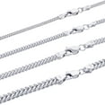 thumbnail image 1 of Nuragold 10K Real White Gold Franco Square Box Chain Wheat Necklace 16"-26" (1.5mm-3mm) Italian Jewelry for Men & Women, 1 of 19