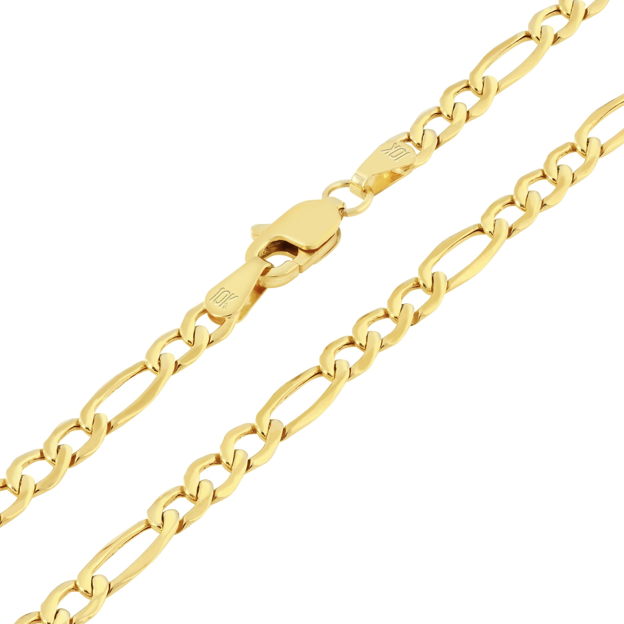 Walmart promo code:  "Nuragold 10k Real Yellow Gold 3.5mm Figaro Chain Link Pendant Necklace, Jewelry 16"" - 30"