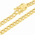 thumbnail image 1 of Nuragold 10k Real Yellow Gold Miami Cuban Link 5mm Chain Necklace (16"-30") Italian Jewelry for Men & Women, 1 of 12