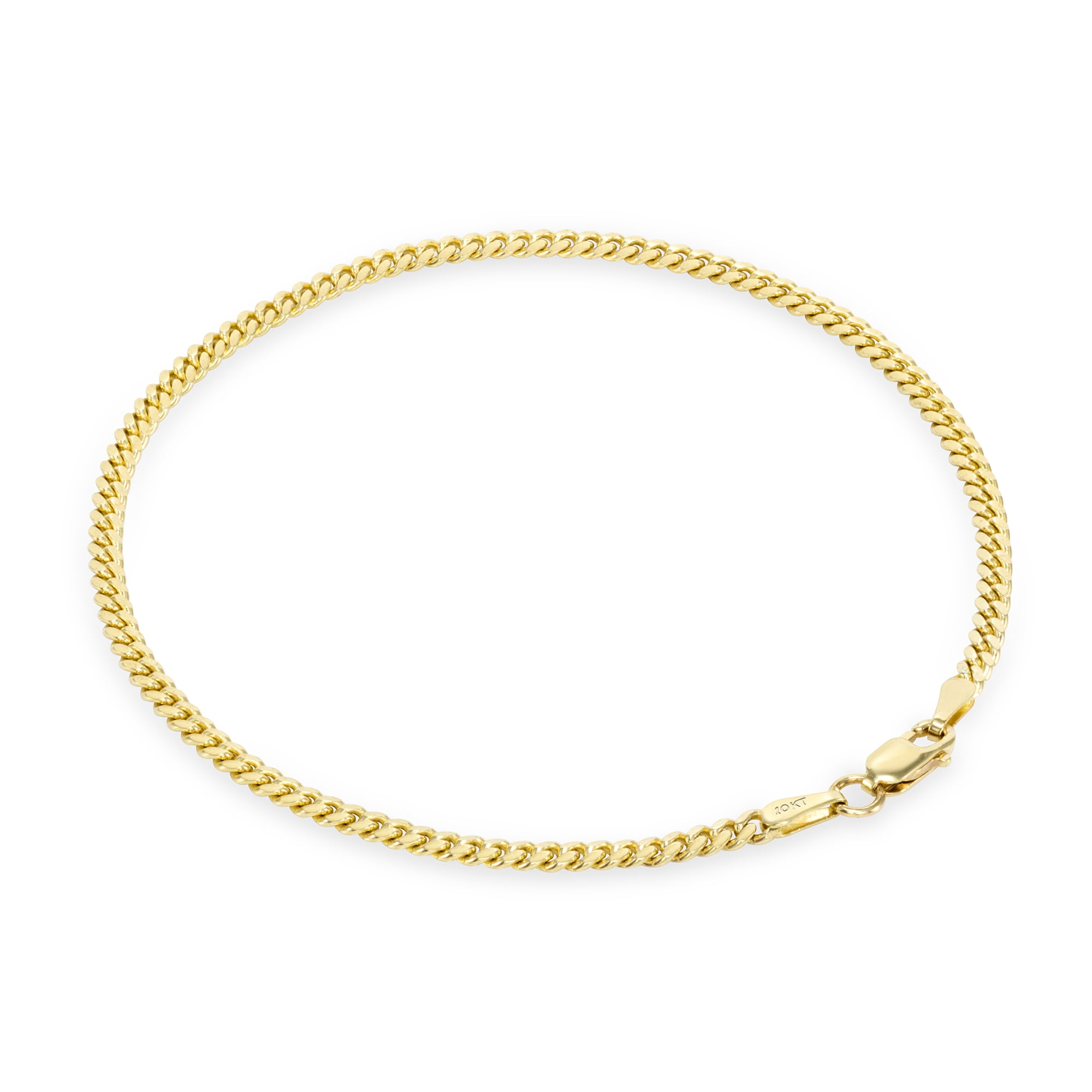 Cavigliera XL Con Stelle – Riempimento Oro Giallo 18k – Lunghezza 25 Cm – Fatto A Mano