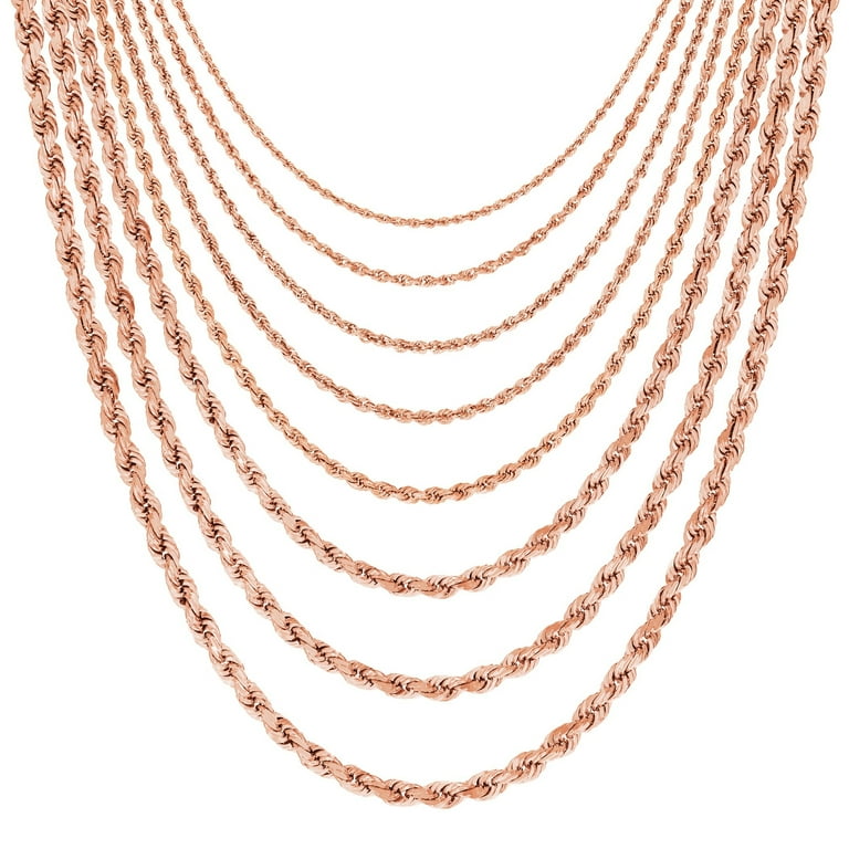Rose Gold Gold Chain Under 100 Thin Platinum Rose Gold Chain For