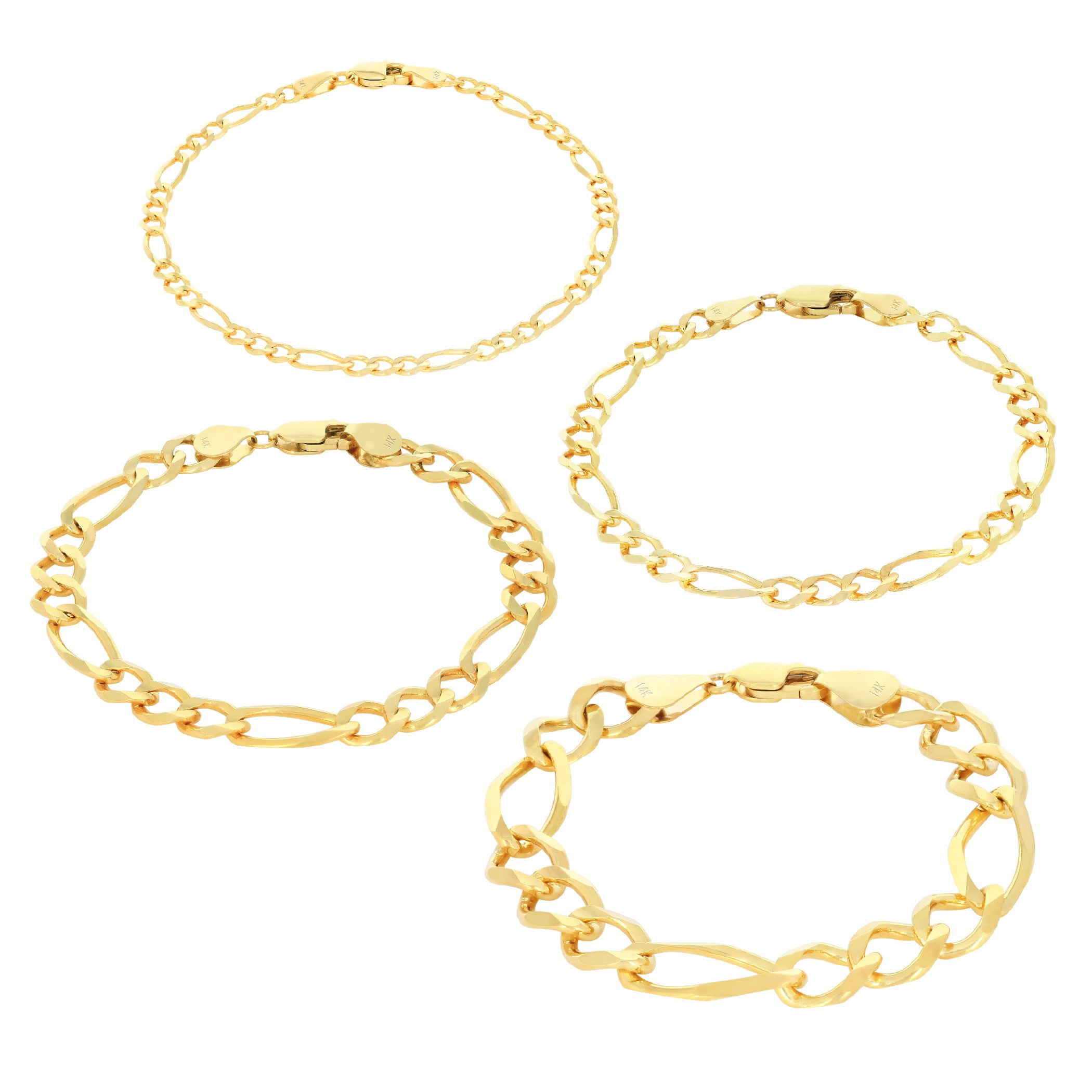 アクセサリー o Gallinari yellow stone bracelet 14K ITALIAN YELLOW GOLD FANCY LINK BRACELET 8.5