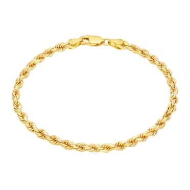 Nuragold 14k Yellow Gold 8.5mm Solid Figaro Chain Bracelet For Men – Made In Italy, Hypoallergenic, 8.5 Inch Length