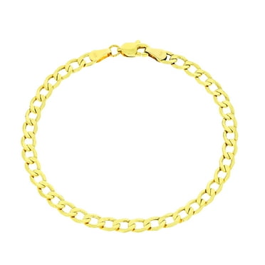 Nuragold 14k Yellow Gold 3.5mm Figaro Chain Link Bracelet or Anklet ...