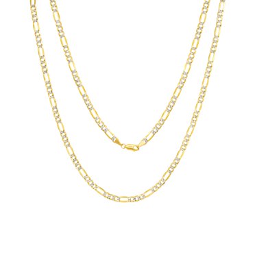 Primal Gold 10K Yellow Gold 2.5mm Diamond-cut Rope Chain Necklace, 16