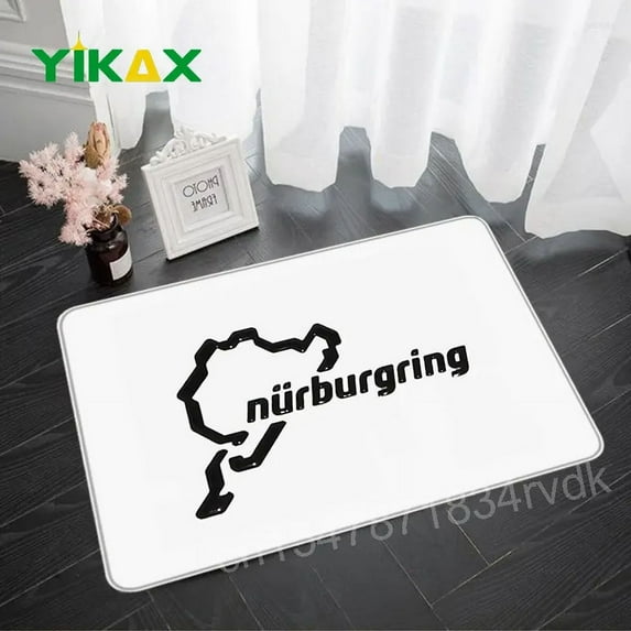 Nurburgring Racing Track Road Entrance Doormat Room Mat Carpets For Bathroom House Kitchen Carpet Foot Rug Home Decorative Floor