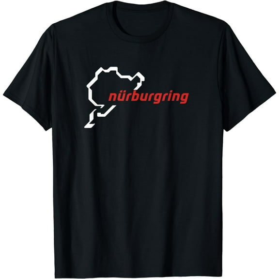 Nurburgring T-Shirt - Map Graphic Tee Shirt Day Track Gift