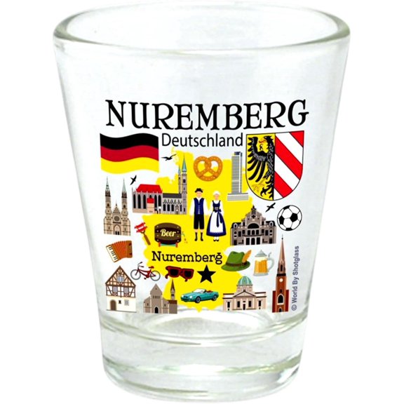 Nuremberg Germany Great German Cities Collection Shot Glass
