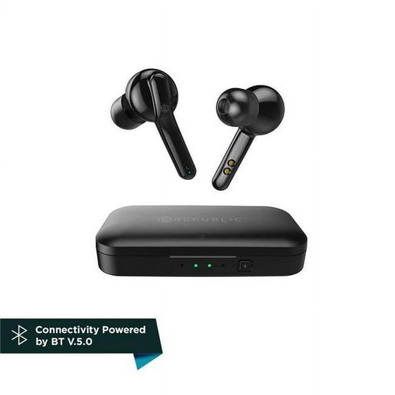 Nurepublic NV-1766-B Wireless Earbuds, Black