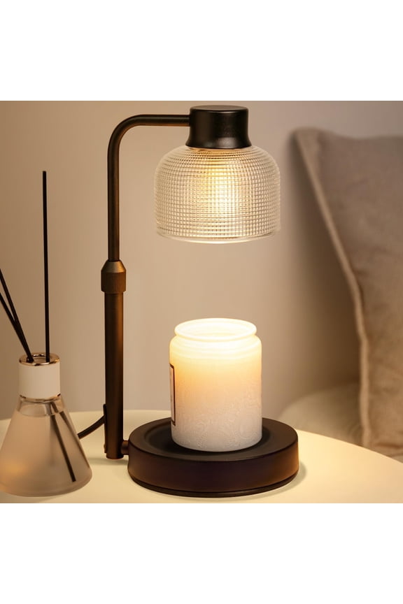 Candle Warmer Lamp with Timer: Adjustable Height Dimmable Candle Warmer 24-Hour Cycle Timer - Mother's Day Gifts for Mom Home Decor House Warming Gifts New Home