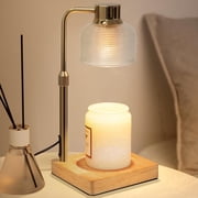 Nurforta Candle Warmer Lamp with Timer: Adjustable Height Dimmable Candle Warmer 24-Hour Cycle Timer - Mother's Day Gifts for Mom Home Decor House Warming Gifts
