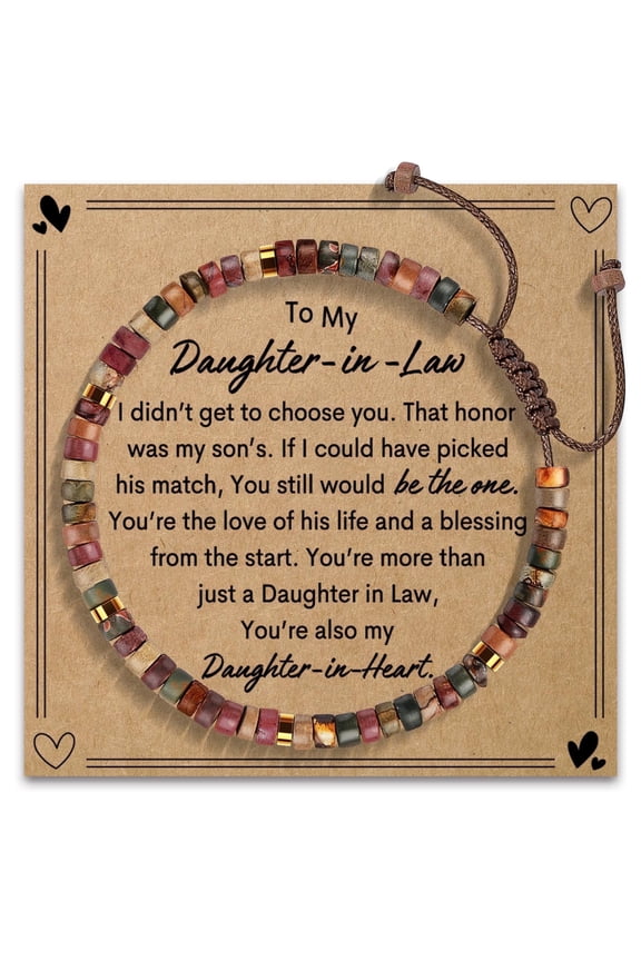 Daughter in Law Bracelets Gifts: Dear Daughter in Law Birthday Gifts from Mother in Law