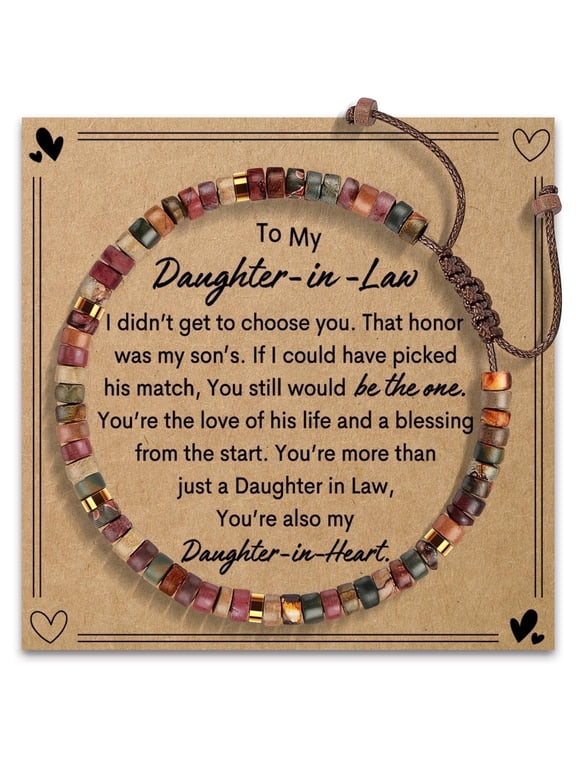 Daughter in Law Bracelets Gifts: Dear Daughter in Law Birthday Gifts from Mother in Law