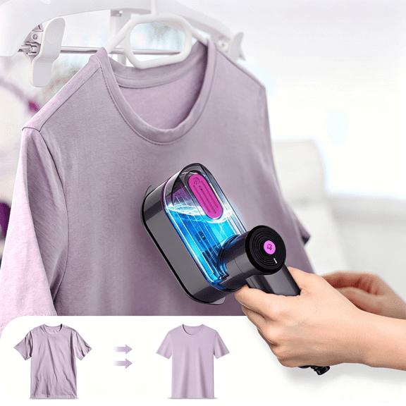 Nurforta Handheld Steamer for Clothes, Portable Garment Steam Iron for Travel, Purple
