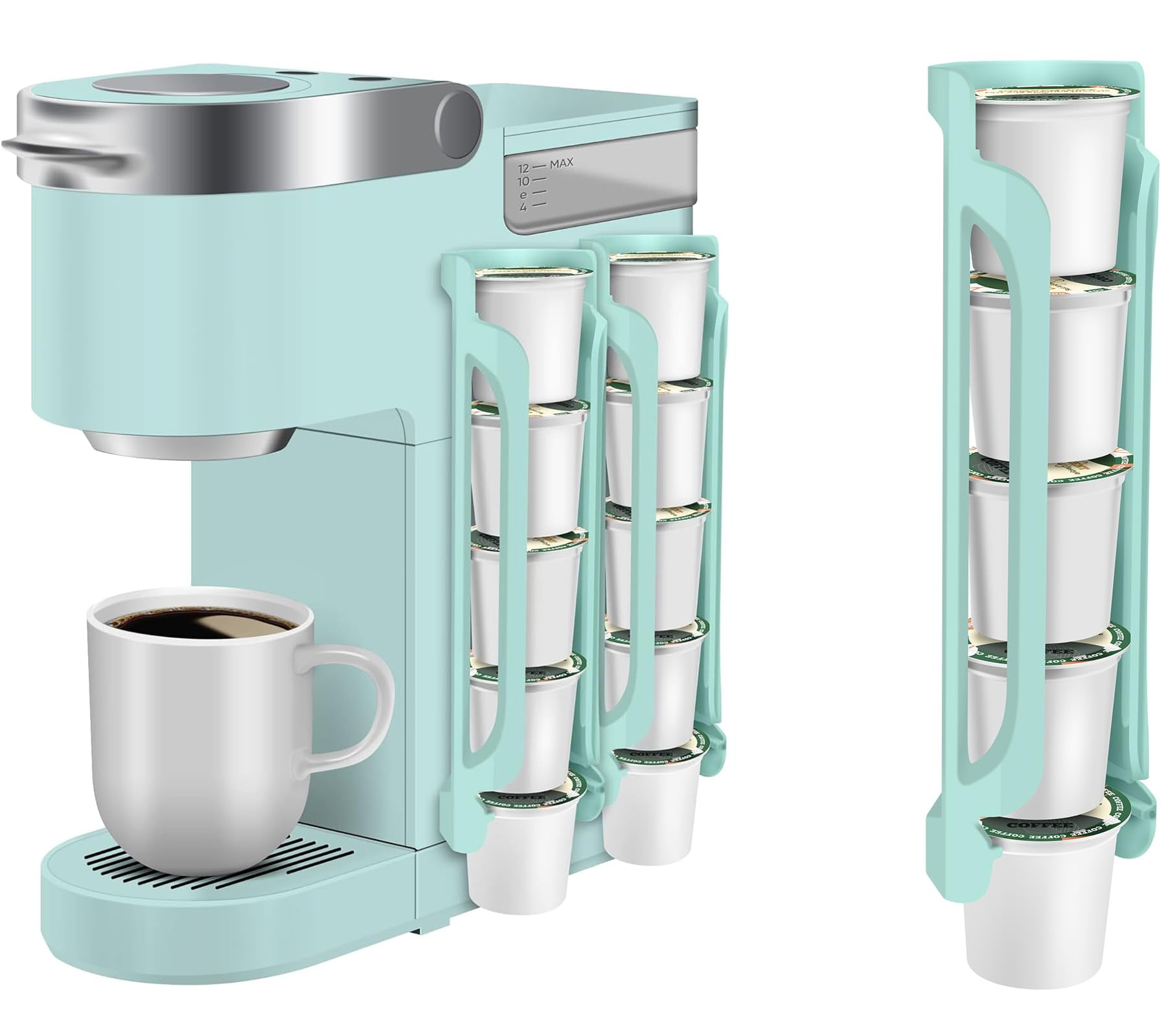 Nurforta K Cup Holder for Keurig Coffee Pod Holder for Counter Small Space Kcup holder for