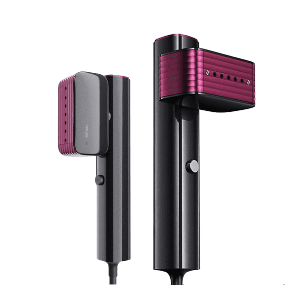 Nurforta Rotatable Steamer for Clothes, 900W Portable Handheld Garment Steam Iron for Travel, Black