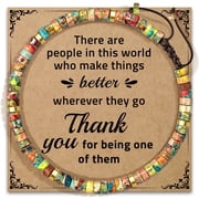 Nurforta Thank You Gifts for Women, Inspirational Gifts Natural King Stone Bracelet Appreciation Gifts for Friends Teacher Coworkers Leader Boss Nurse,Gifts for Christmas Birthday Valentines