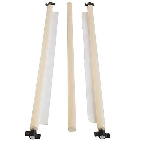 Scroll Handle Rods Nurge Scroll Rods 190-3B 60cm / 24in for the Nurge Stitchery stand ...