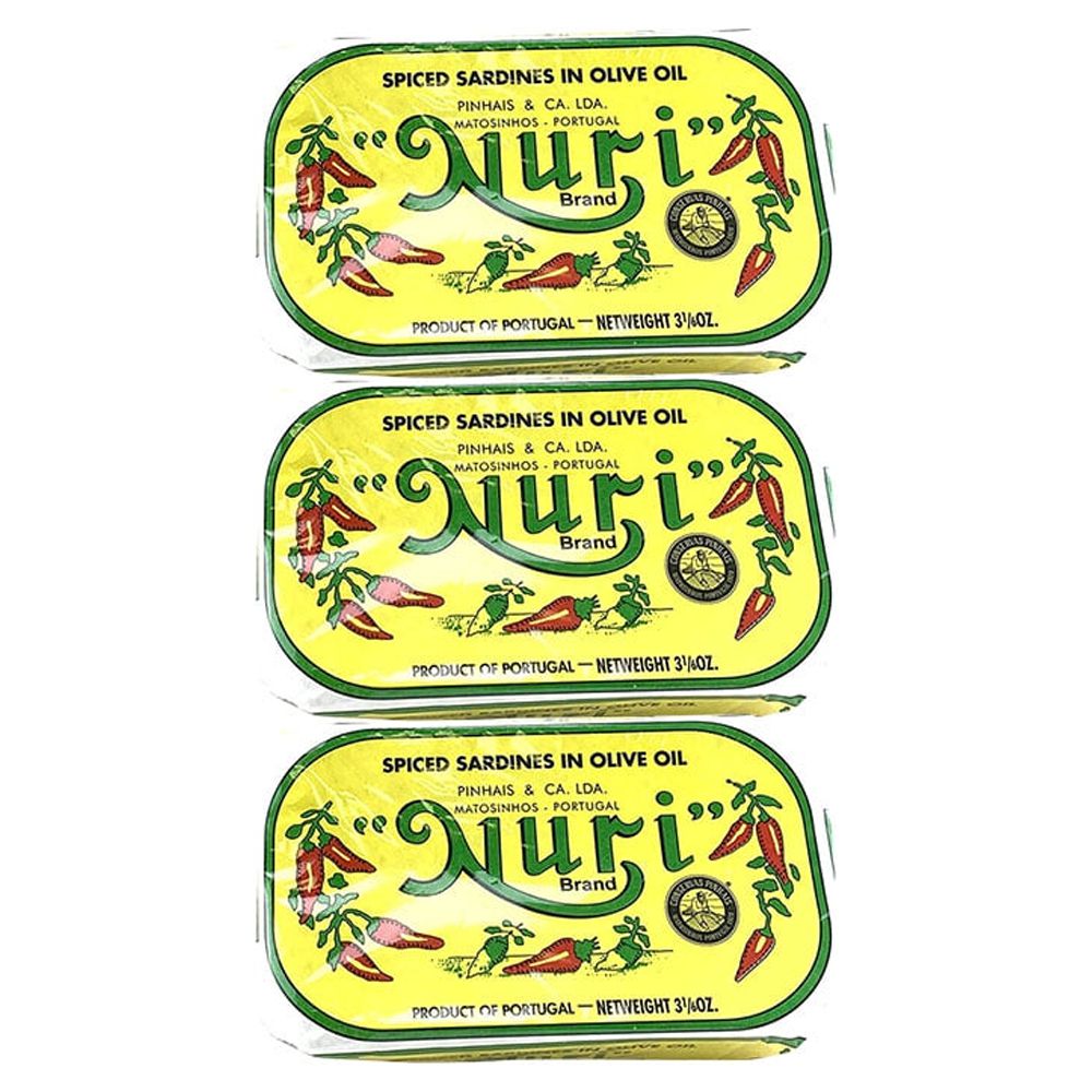 Nuri Spiced Sardines in Olive Oil 3.17oz (Pack of 3) - image 1 of 5