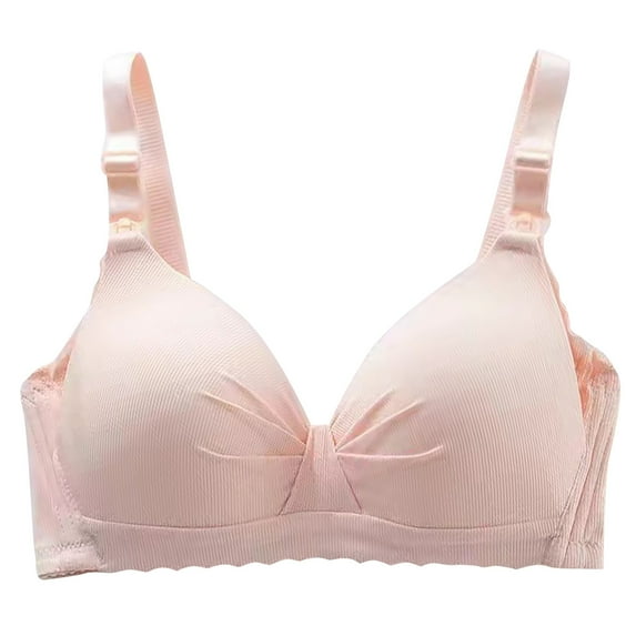 Nuring Bra Maternity Bras for Pregnancy, Nursing Bras for Breastfeeding, Lace Nursing Bralette Full Coverage Womens Push Up Pregnancy Bra Wireless Puming Bra