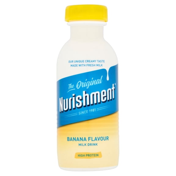 Nurishment Original Banana Flavour Milk Drink 330ml (pack of 12)