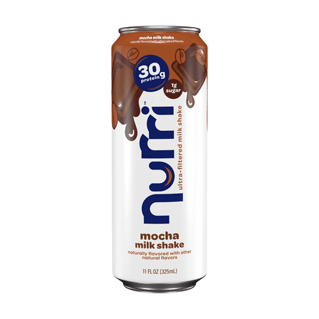 Nurri Ultra-Filtered Milkshake, 30g of Protein, Mocha, 11 fl oz Can