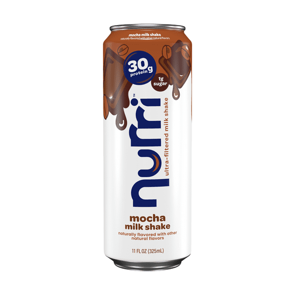 Nurri Ultra-Filtered Milkshake, 30g of Protein, Mocha, 11 fl oz Can