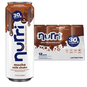Nurri Ultra-Filtered Milkshake, 30g of Protein, Mocha, 11 fl oz Can Pack of 12