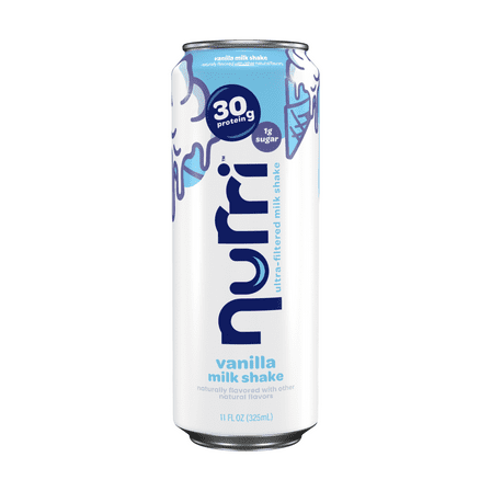 Nurri Ultra-Filtered Milkshake, 30g of Protein, Vanilla, 11 fl oz Can