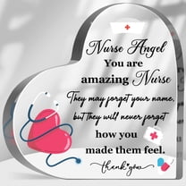 Nurse Angel Acrylic Sign Thank You Gifts for Nurse Retirement Gifts for Nurse Nurse Gifts Appreciation Gifts for Nurses Desk Cubicle Decor Keepsake for Nurse
